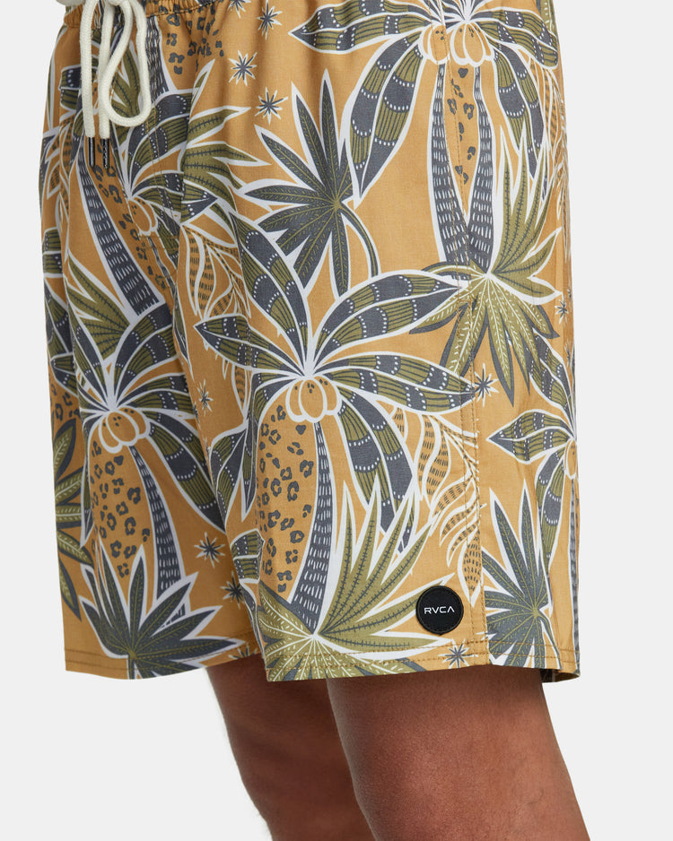 Barnes Elastic Waist 17" Boardshorts - Camel