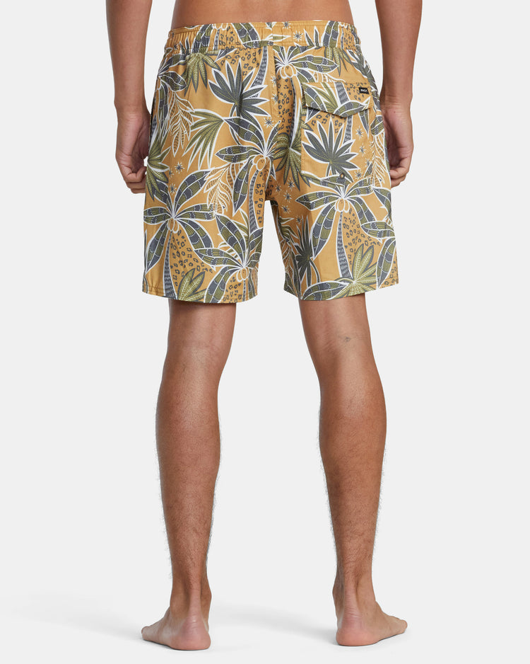 Barnes Elastic Waist 17" Boardshorts - Camel