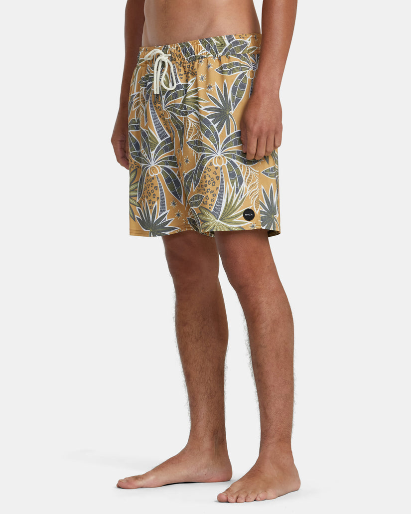 Barnes Elastic Waist 17" Boardshorts - Camel