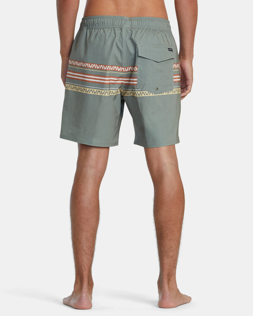 Atlas Elastic Waist 17" Boardshorts - Aloe