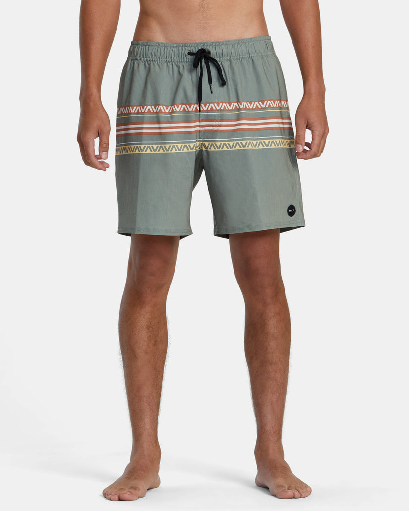 Atlas Elastic Waist 17" Boardshorts - Aloe