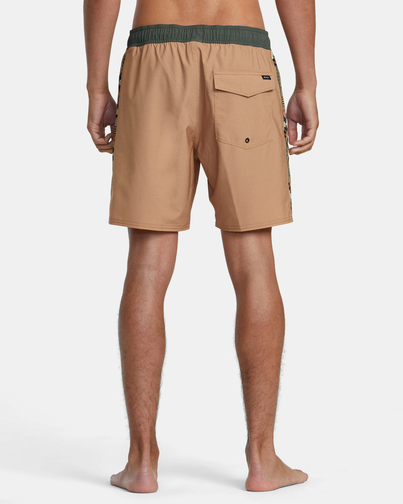 Apex Elastic Waist 17" Boardshorts - Camel