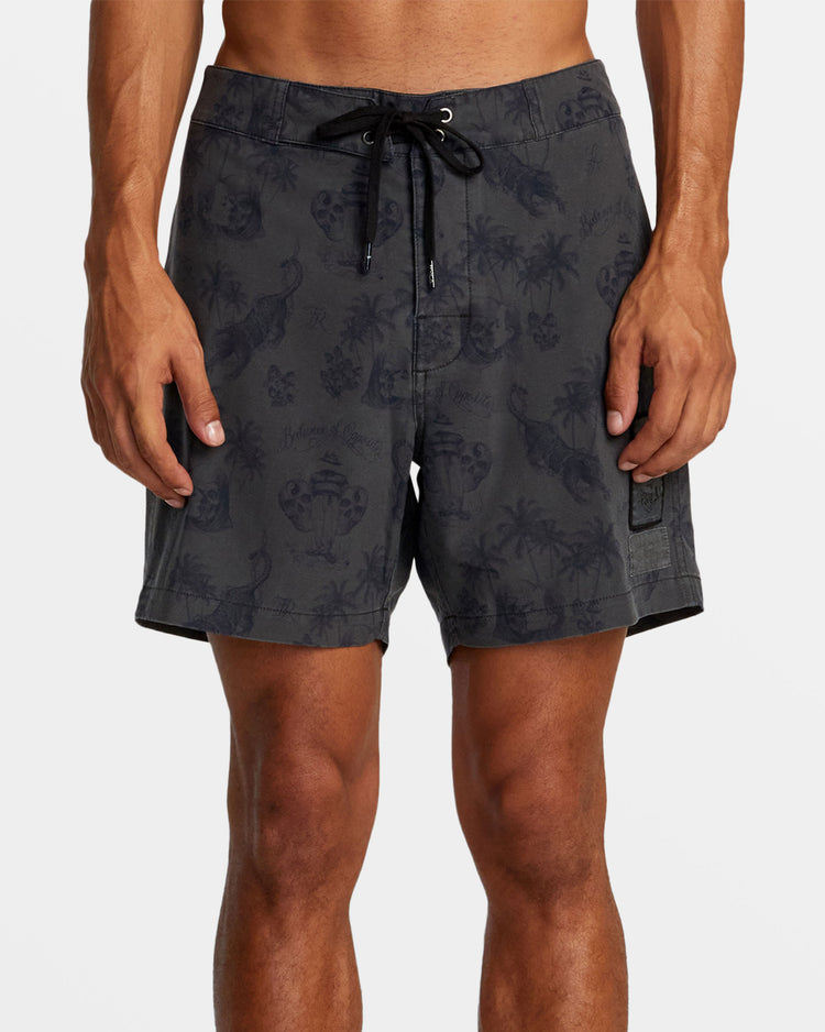 Chefs Kiss 16" Boardshorts - Black