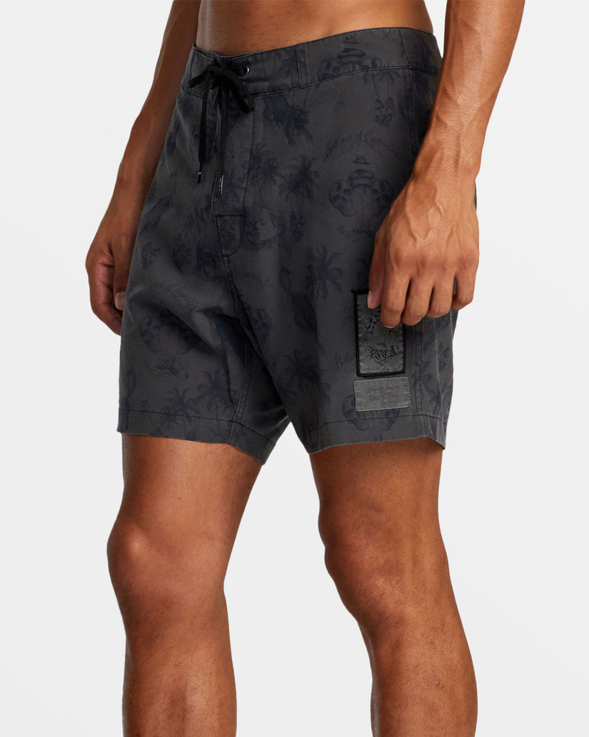 Chefs Kiss 16" Boardshorts - Black