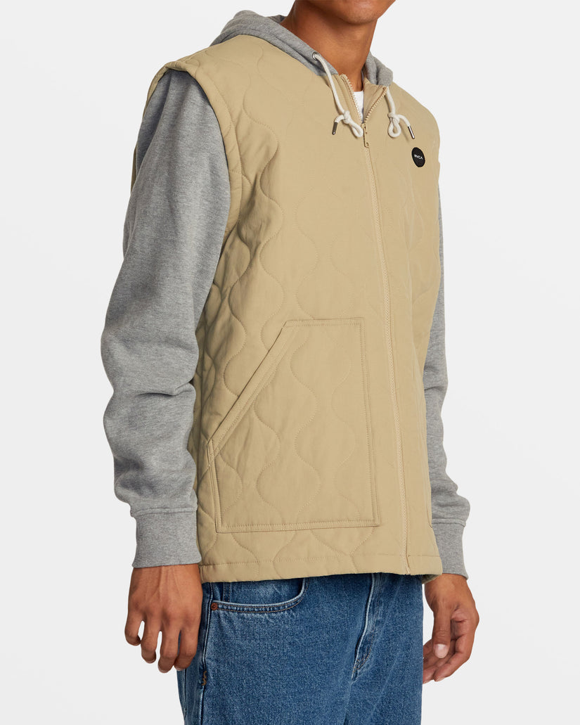 Grant Hooded Puffer Jacket - Khaki