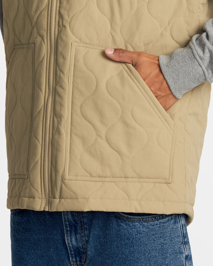 Grant Hooded Puffer Jacket - Khaki