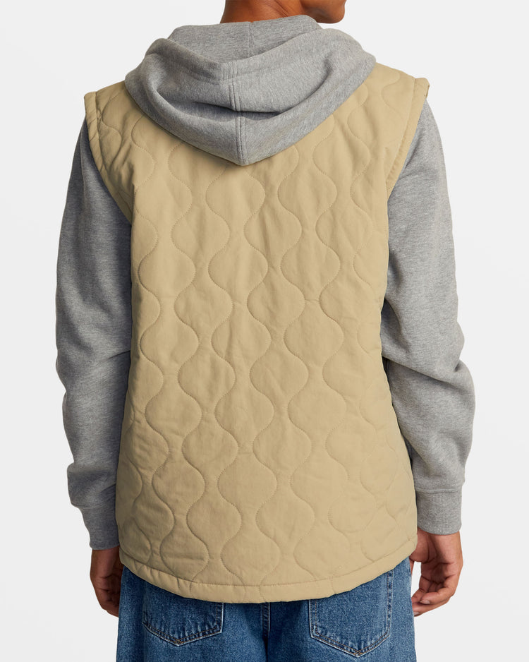 Grant Hooded Puffer Jacket - Khaki