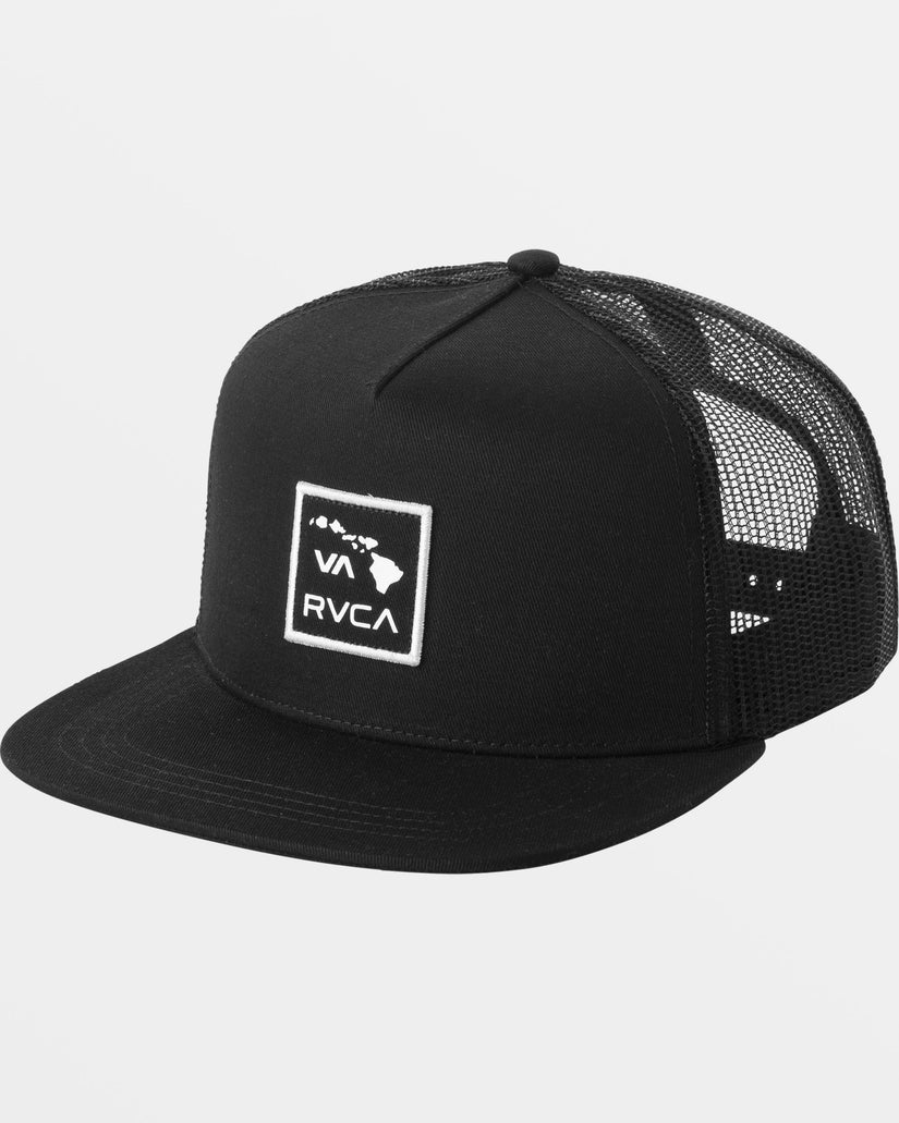 Islands Patch Trucker Hat - Black