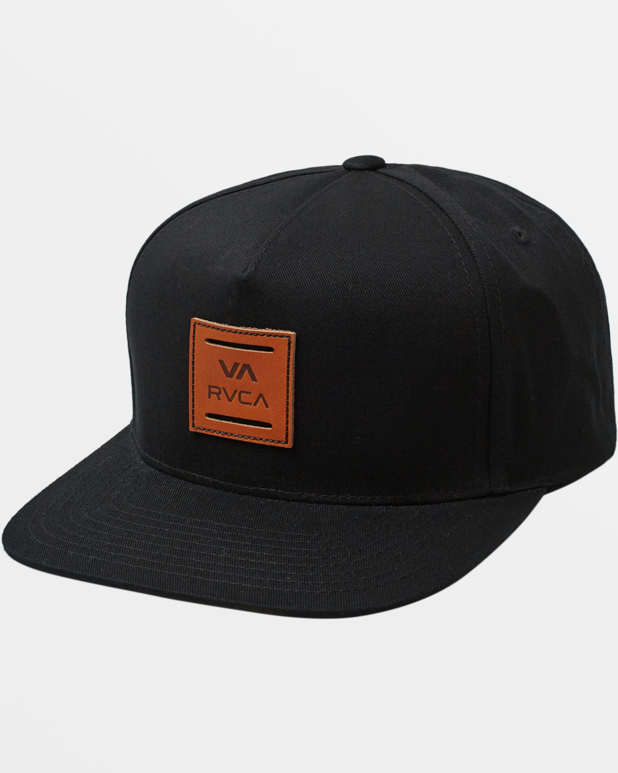 VA All The Way Snapback Hat Black RVCA