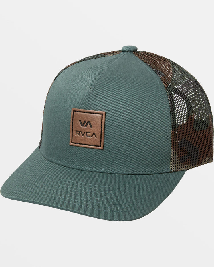 VA All The Way Curved Brim Trucker Hat - Balsam Green