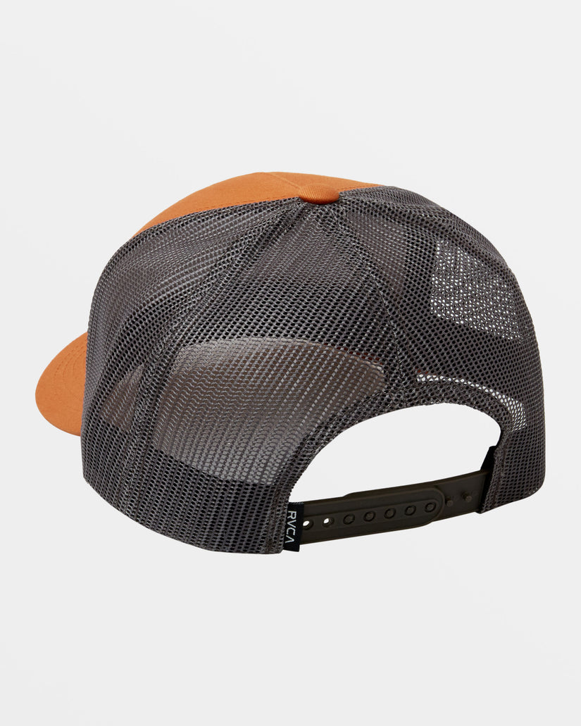 VA All The Way Curved Brim Trucker Hat - Adobe