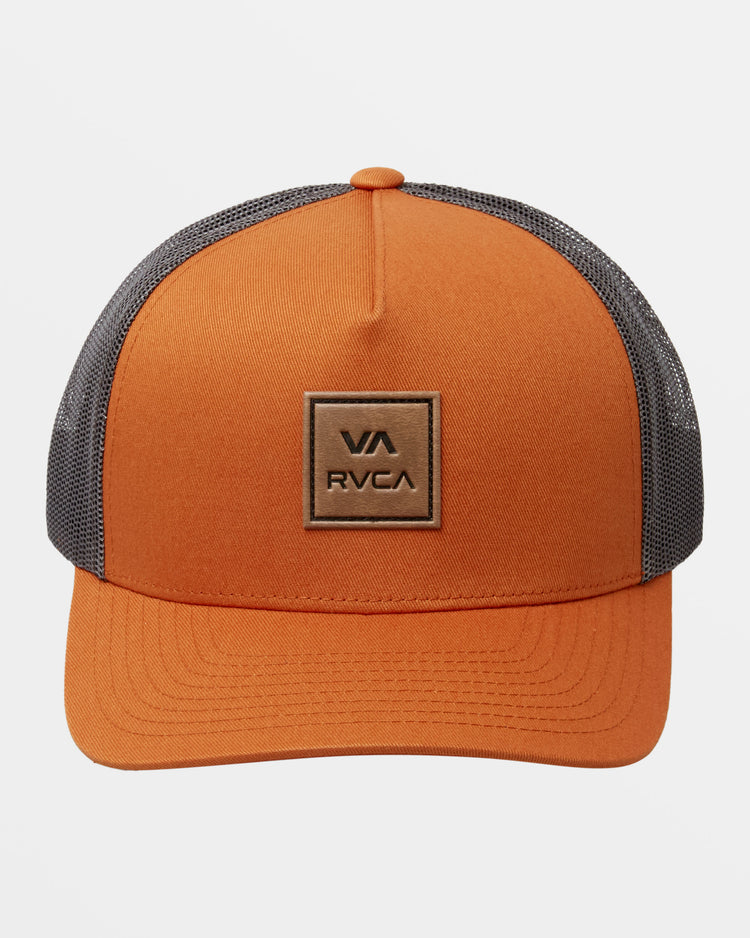 VA All The Way Curved Brim Trucker Hat - Adobe