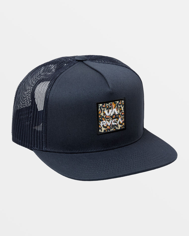 VA All The Way Print Trucker Hat - Navy Marine