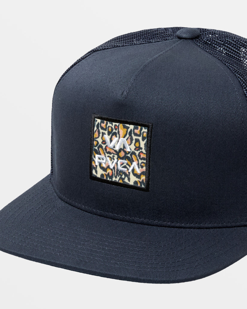 VA All The Way Print Trucker Hat - Navy Marine