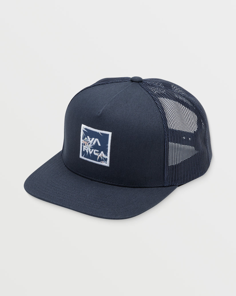 VA All The Way Print Trucker Hat - Navy Combo