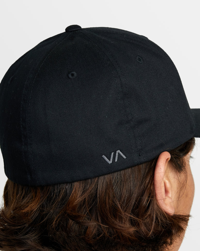 RVCA Flex Fit Hat - Black