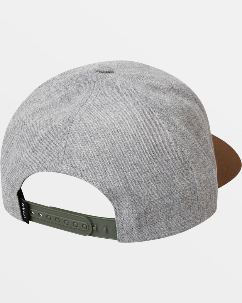 Platform Snapback Hat - Heather Grey