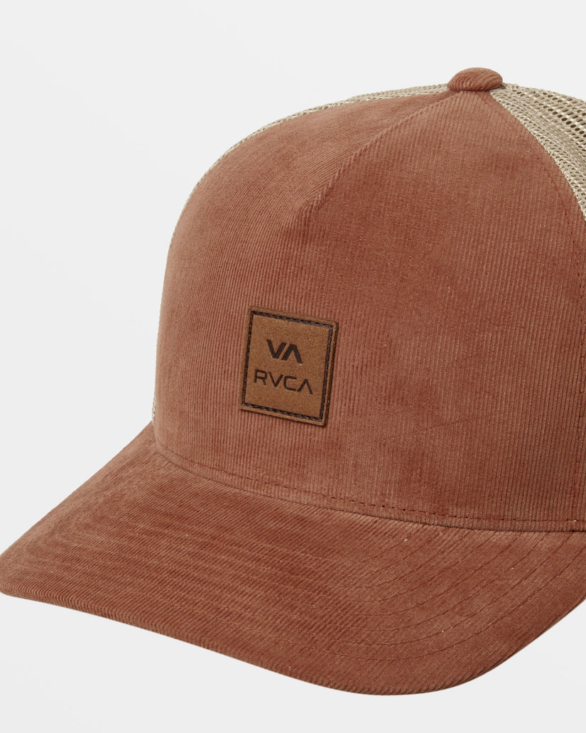 VA All The Way Cord Trucker Hat - Rawhide