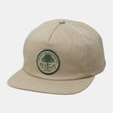 Park Stamp Snapback Hat - Khaki