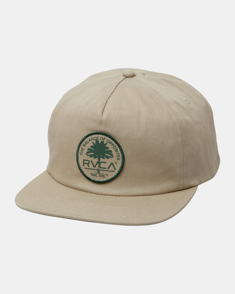 Park Stamp Snapback Hat - Khaki