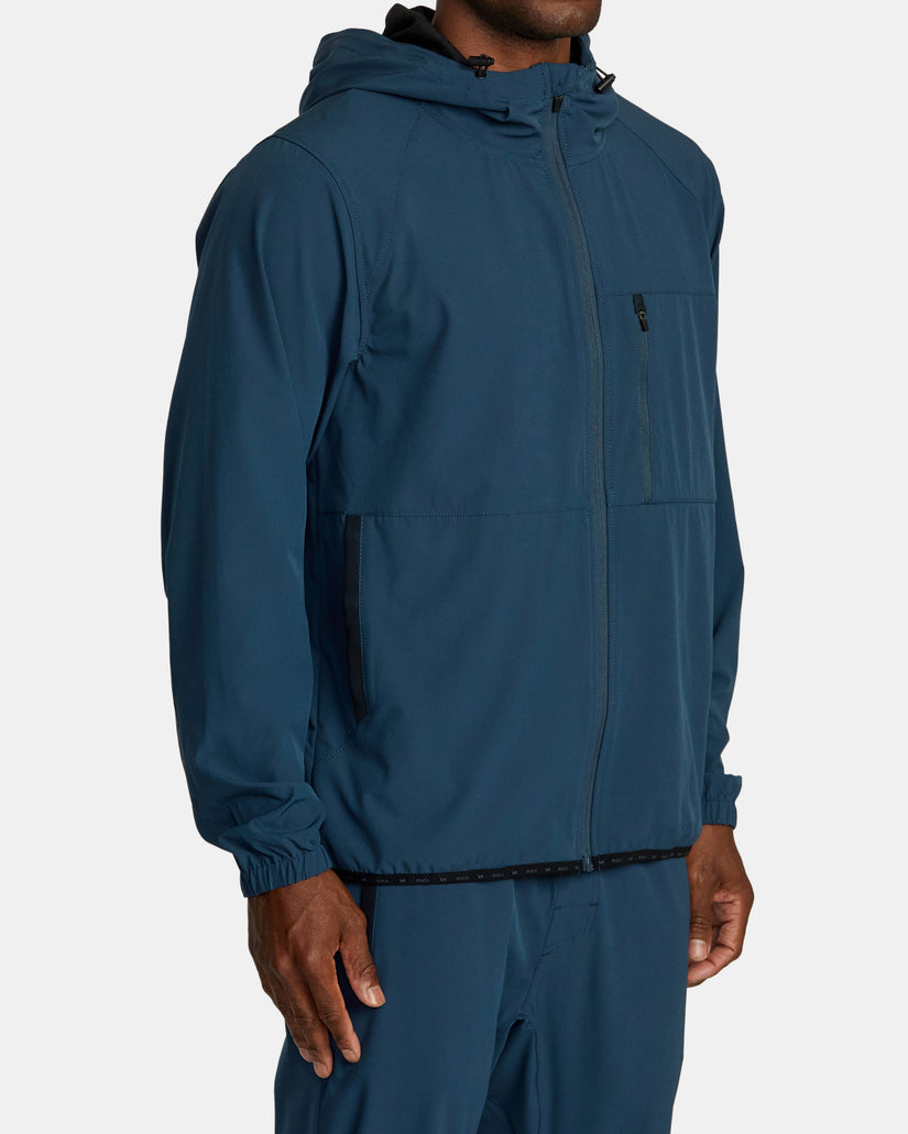 Yogger Zip-Up Hooded Jacket II - Petrol Blue