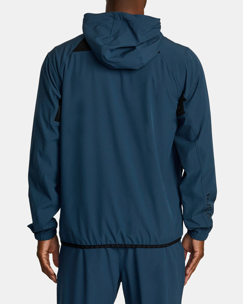 Yogger Zip-Up Hooded Jacket II - Petrol Blue