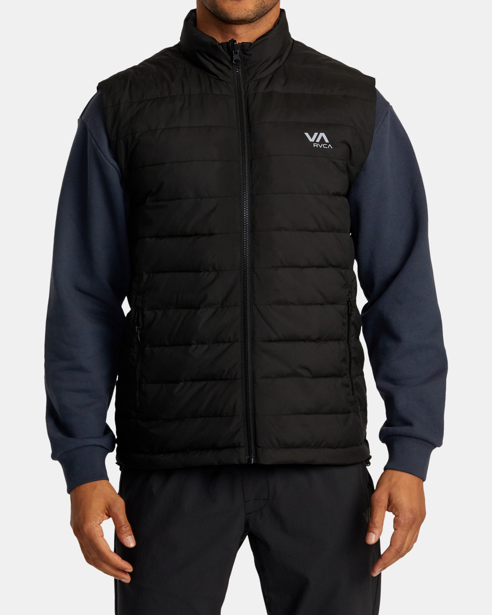 Reversible Puffer Vest - Black | RVCA