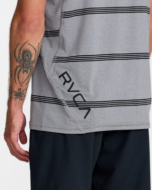 Sport Vent Stripe Short Sleeve Tee - RVCA