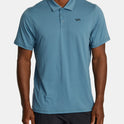 VA Sport Vent Technical Polo Shirt - Glacier