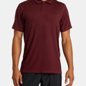 VA Sport Vent Technical Polo Shirt - Plum