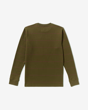 Dayshift Thermal Stripe Long Sleeve - RVCA