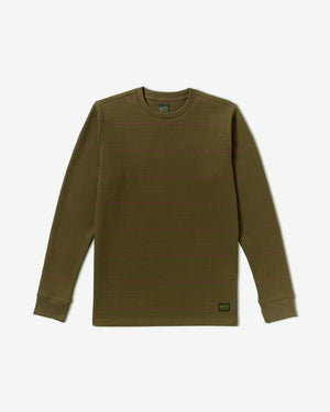 Dayshift Thermal Stripe Long Sleeve - RVCA