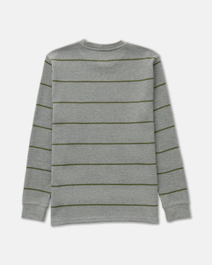 Dayshift Thermal Stripe Long Sleeve Tee