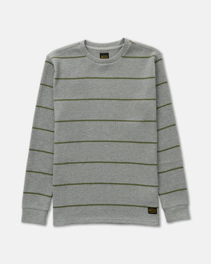Dayshift Thermal Stripe Long Sleeve Tee