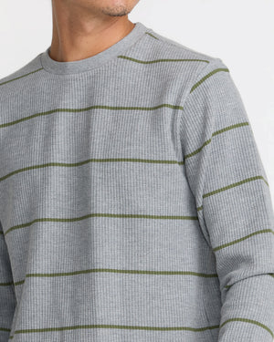 Dayshift Thermal Stripe Long Sleeve Tee