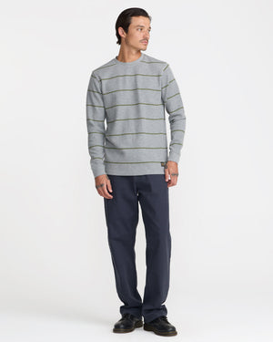 Dayshift Thermal Stripe Long Sleeve Tee