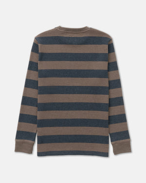 Dayshift Thermal Stripe Long Sleeve Tee