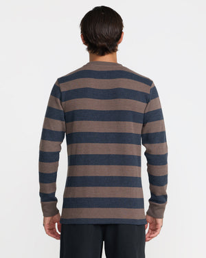 Dayshift Thermal Stripe Long Sleeve Tee