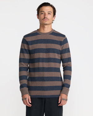 Dayshift Thermal Stripe Long Sleeve Tee