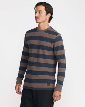 Dayshift Thermal Stripe Long Sleeve Tee