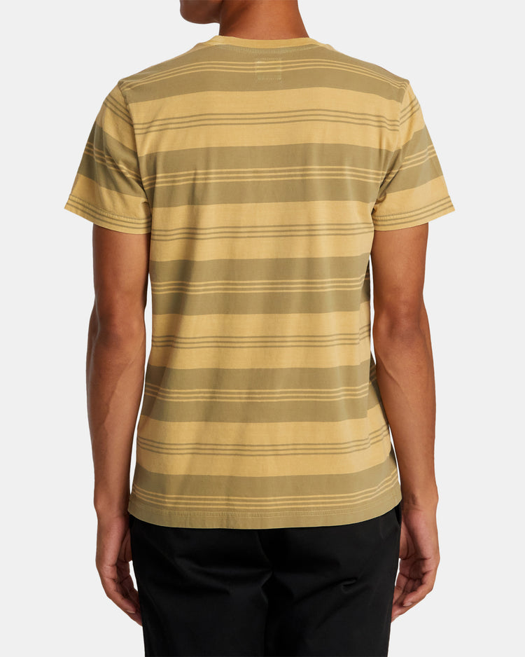 PTC Stripe Short Sleeve Knit - Ochre