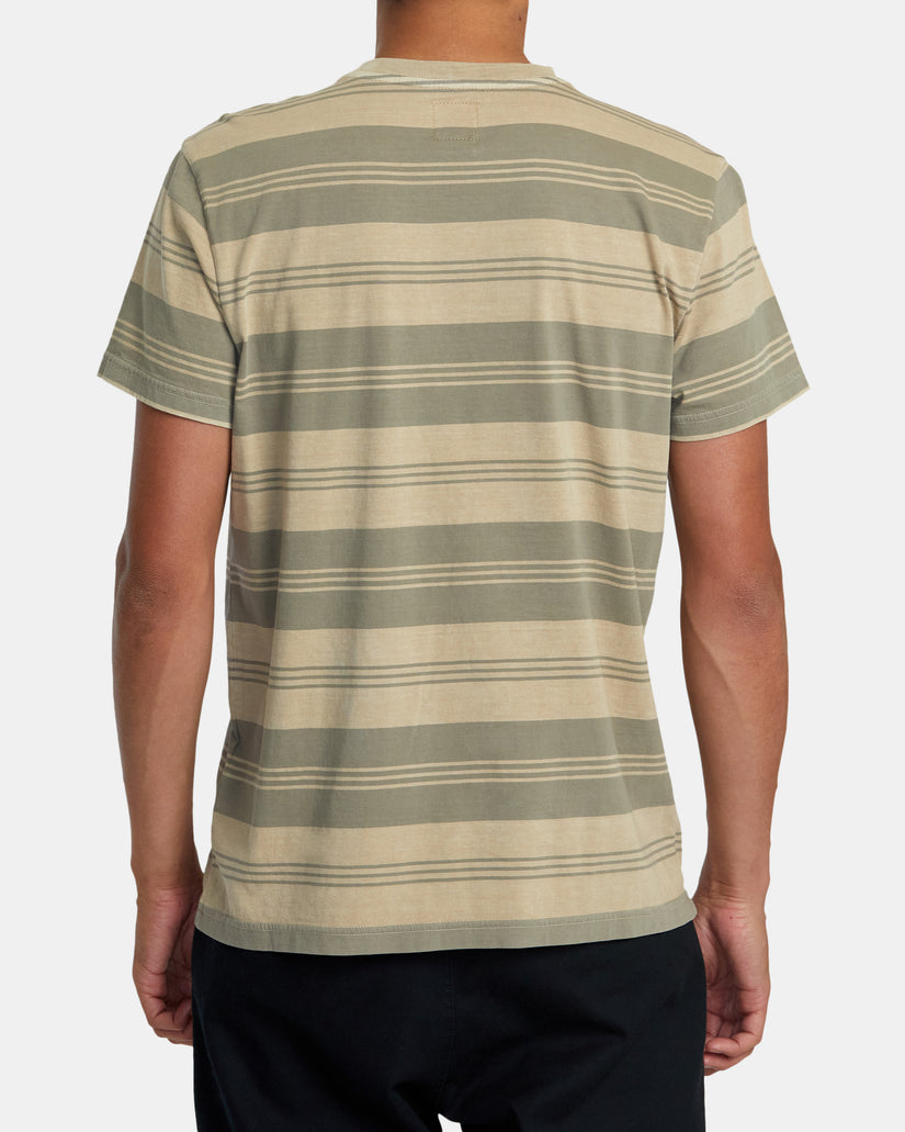 PTC Stripe Short Sleeve Knit - Latte