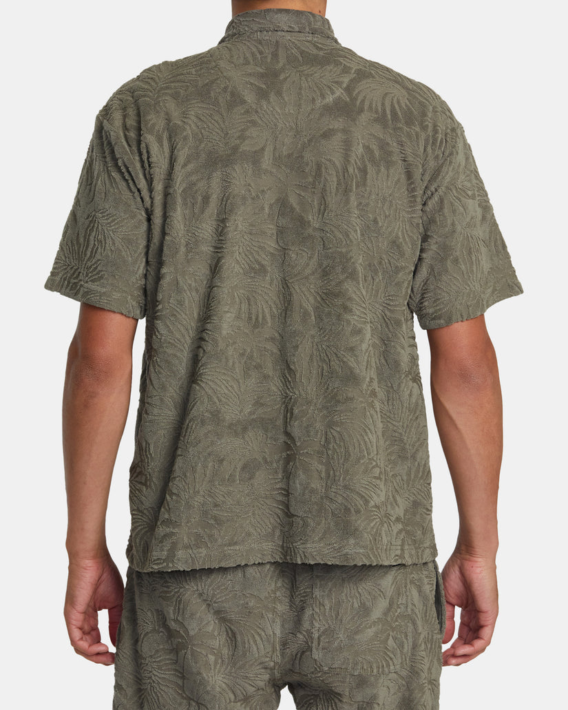 Palms Down Short Sleeve Shirt - Mushroom