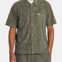 Palms Down Short Sleeve Shirt - Mushroom