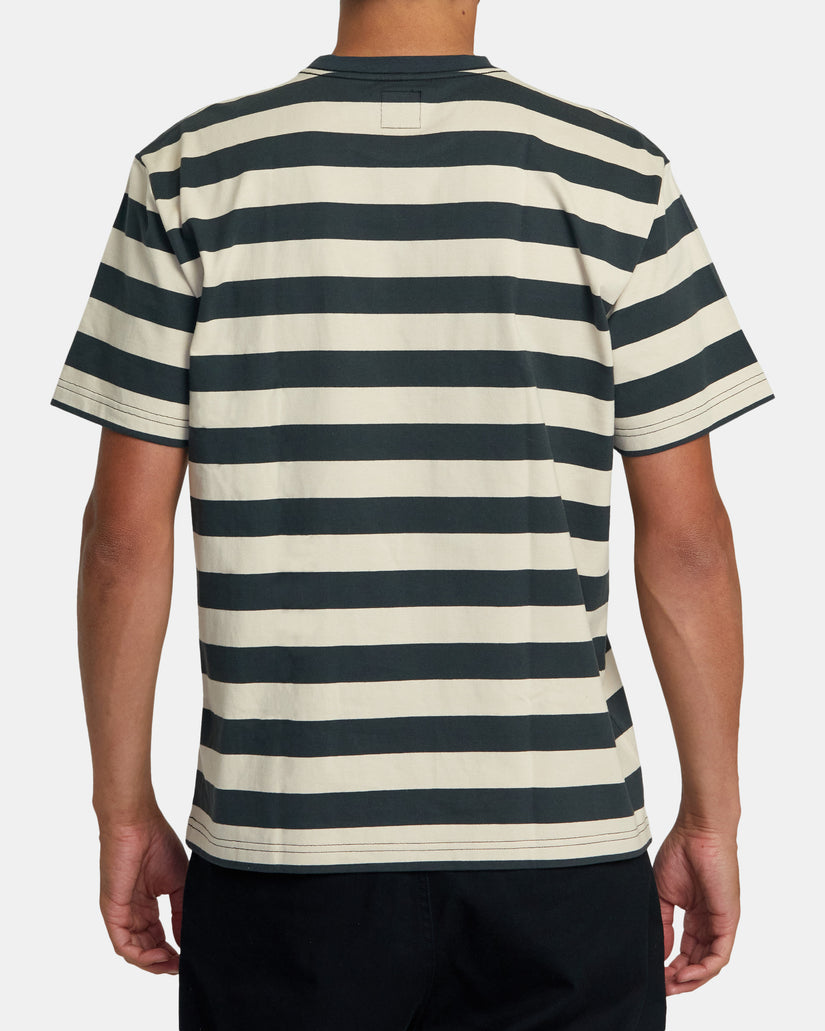 Dayshift Stripe Tee - Garage Blue