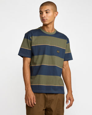 Dayshift Stripe Short Sleeve Tee - RVCA