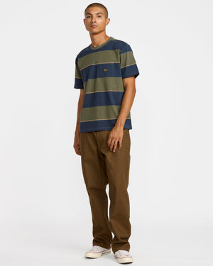 Dayshift Stripe Short Sleeve Tee - RVCA