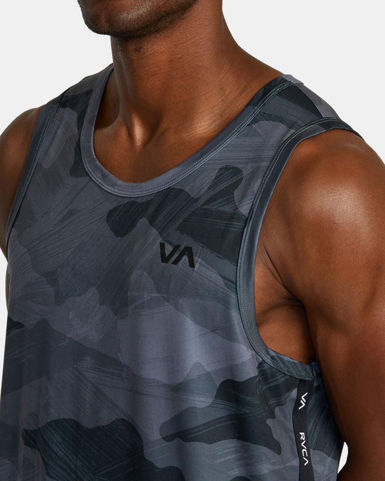 Sport Vent Banded Tank Top - Camo Brush