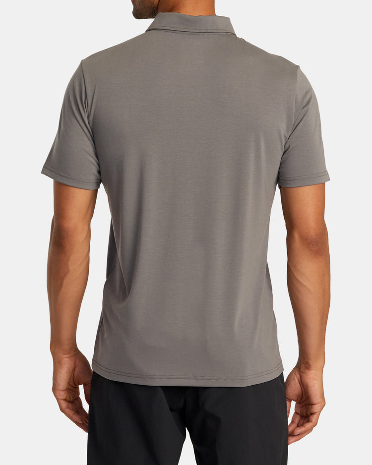 Balance Short Sleeve Polo Tee - Graphite