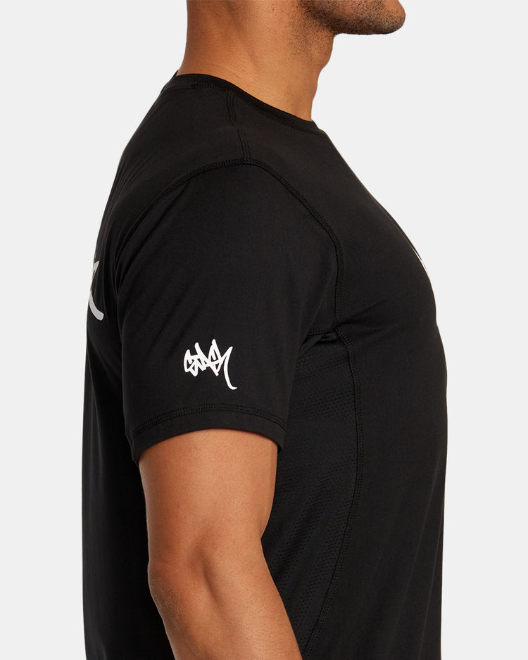 Bedwin x Stash Vent Tee - Black